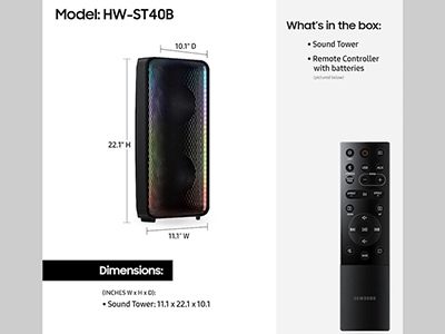 SAMSUNG SOUND TOWER HIGH POWER AUDIO