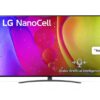 LG NanoCell TV 65 Inch NANO84 Series, Cinema Screen Design 4K Active HDR WebOS Smart AI ThinQ Local Dimming