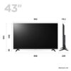 LG 43 inch Full HD HDR Smart LED  Ai TV