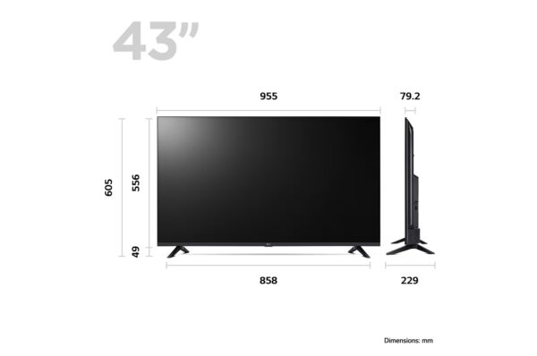 LG 43 inch Full HD HDR Smart LED  Ai TV