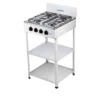 Nasco 4 Burner Gas Stove with Stand -NASGS-K4BSS-S