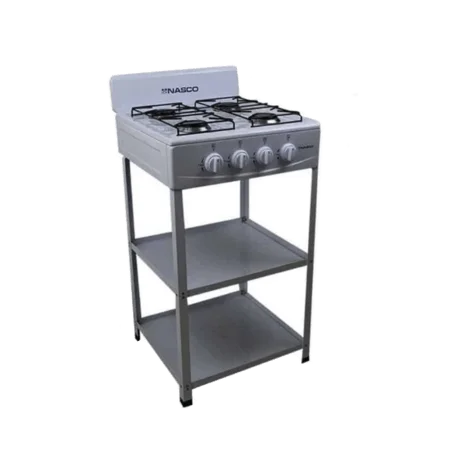 Nasco 4 Burner Gas Stove with Stand -NASGS-K4BSS-S