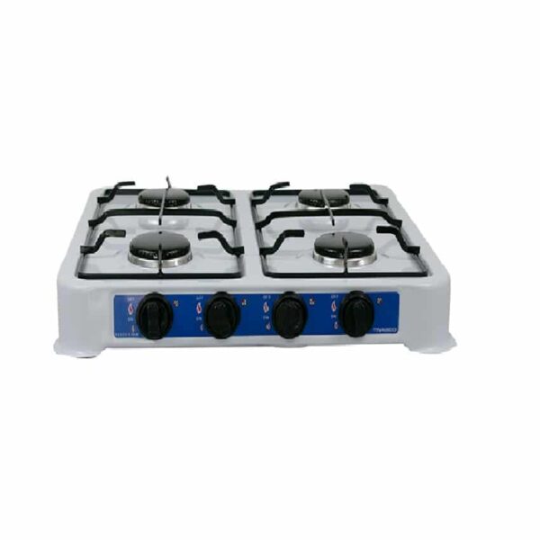 Nasco 4 Burner Gas Stove with Stand -NASGS-K4BSS-S