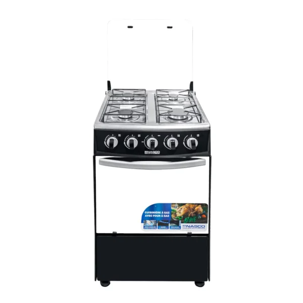 NASCO 4 BURNER GAS COOKER OVEN NASC-50X50B-CTZ