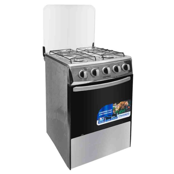 NASCO 4 BURNER GAS COOKER OVEN NASC-50X50B-CTZ
