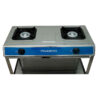 Nasco 2 Burner Stove With Shelve Stand NASGS-K212FS