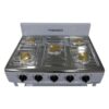 Nasco 5 Burner Gas Stove with 2 Shelve Stands NASGS-K5CSS-S