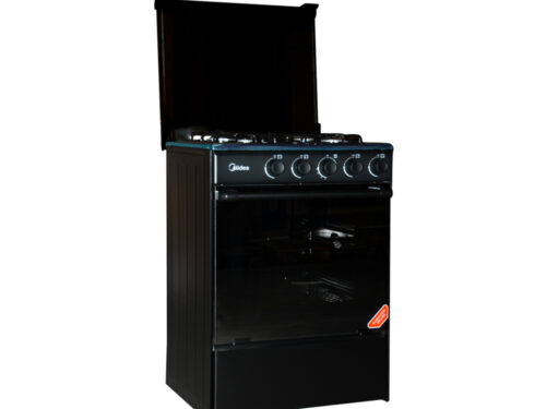 MIDEA 4 BURNER GAS COOKER M-SNIPER60-BLACK