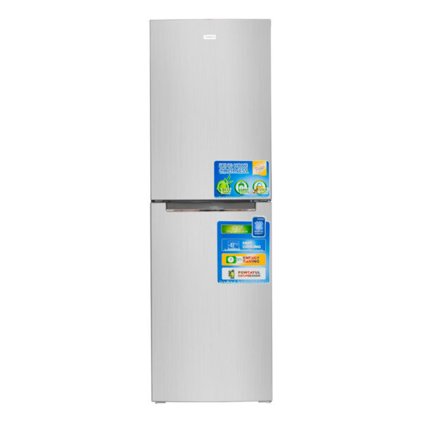 Nasco 246Ltrs Bottom Freezer Refrigerator – Silver (NASD2-33)