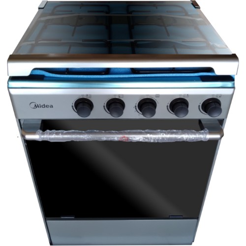 MIDEA 4 BURNER GAS COOKER -M-SNIPER60-SILVER