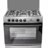 Nasco 5 Burner Gas Cooker Black with Grill NASGC-AMG80B