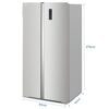Sigma Side by Side Refrigerator – 528 Litres SSBSF-A550W