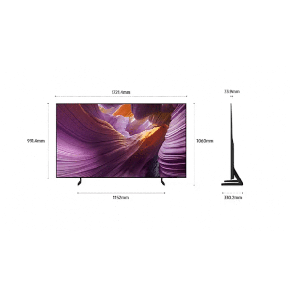 Samsung - 77” Class S85F Series OLED 4K UHD SamsungVision AI Smart Tizen TV (2025)