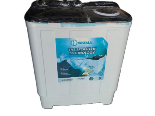 Sigma SWM-TT70 7kg Twin Tub Semi-Automatic Washing Machine