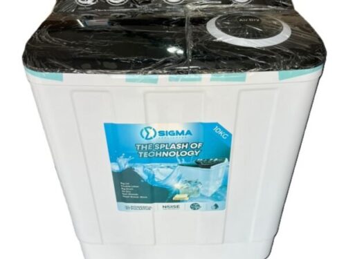 Sigma SWM-TT100 10 kg Twin TOP Semi-Automatic Washing Machine