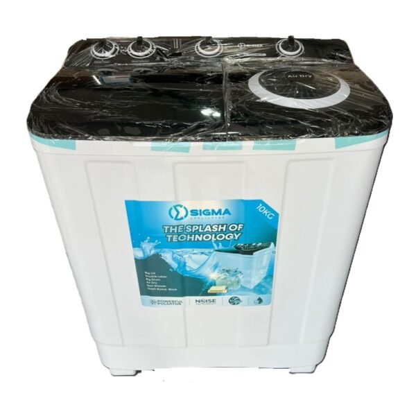 Sigma SWM-TT100 10 kg Twin TOP Semi-Automatic Washing Machine