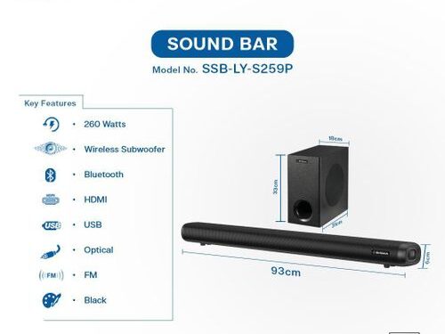 SIGMA Soundbar with Subwoofer SSB-LY-S259P