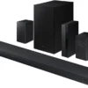 Samsung - 5.1 Ch Soundbar w/ Wireless Subwoofer HW-Q65C, 460W, Q-Symphony, Dolby Atmos & DTS:X, Adaptive Sound Lite, Game Mode - Black
