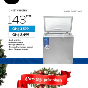 MIDEA 142L Chest Freezer MDRC207FZN43
