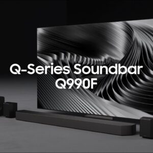 Samsung Q990F 11.1.4ch Q Series Subwoofer + Rear Speaker, Wireless Dolby Atmos, Q-Symphony, Game Mode Pro, Adaptive Sound (HW-Q990F, 2025)