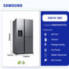 Samsung RS80F65G4FGH – 627 L Side-by-Side Refrigerator