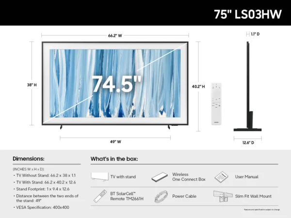IMG_2170 Class The Frame Pro LS03HW Neo QLED 4K Art Mode | Vision AI Smart TV | (2026)