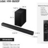 y2 Samsung sound bar 380W B650F