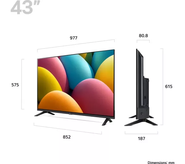 LG FHD SMART 43'' 43LR60006LA