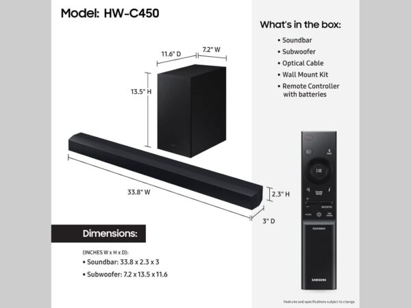 Samsung soundbar B450
